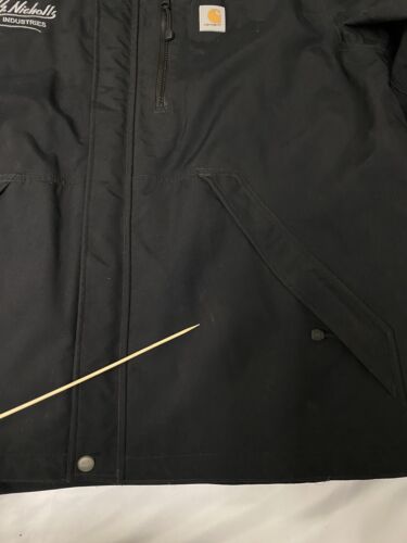 Vintage Carhartt Rain Defender Soft Shell Jacket Size XL Black