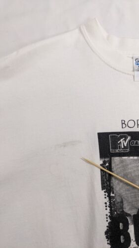 Vintage MTV Campus Invasion Bush Moby Crew T-Shirt Size XL White Y2K 2000