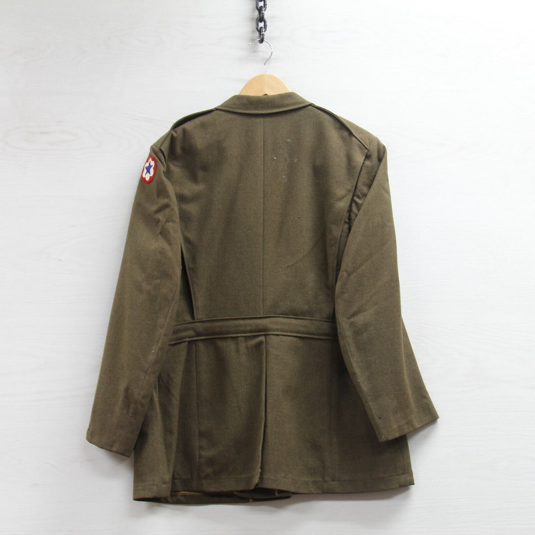 WW2 WWII WAC Wool Field Deck Coat Jacket Size 42 Stub Military