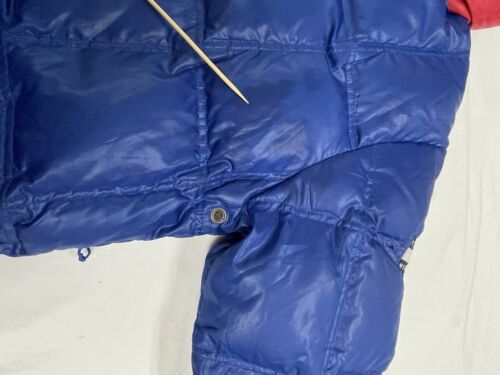 Vintage Tommy Hilfiger Puffer Jacket Size Medium Blue Down Insulated