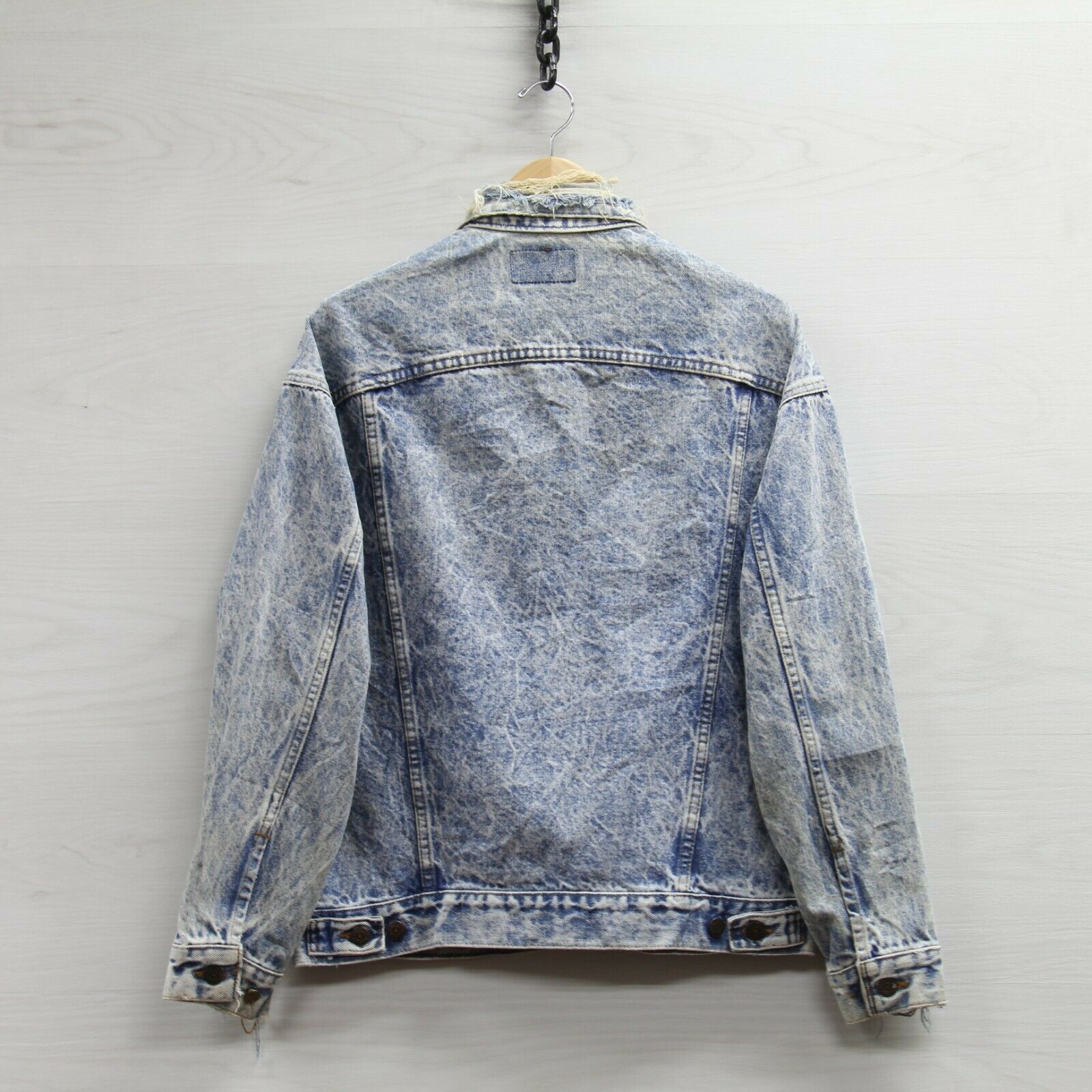 Levi's acid wash 2025 denim trucker jacket