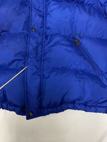 Vintage Polo Ralph Lauren Puffer Jacket Size Large Blue