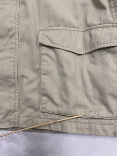 Vintage Tommy Hilfiger Field Coat Jacket Size XL Beige