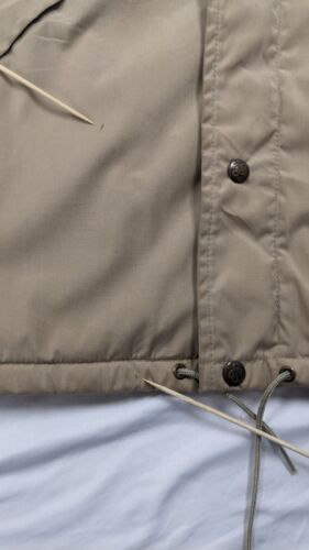 Vintage Eddie Bauer Parka Coat Jacket Size Medium Tan Insulated