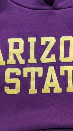 Vintage Arizona State Sun Devils Russell Sweatshirt Hoodie Size Small Red NCAA