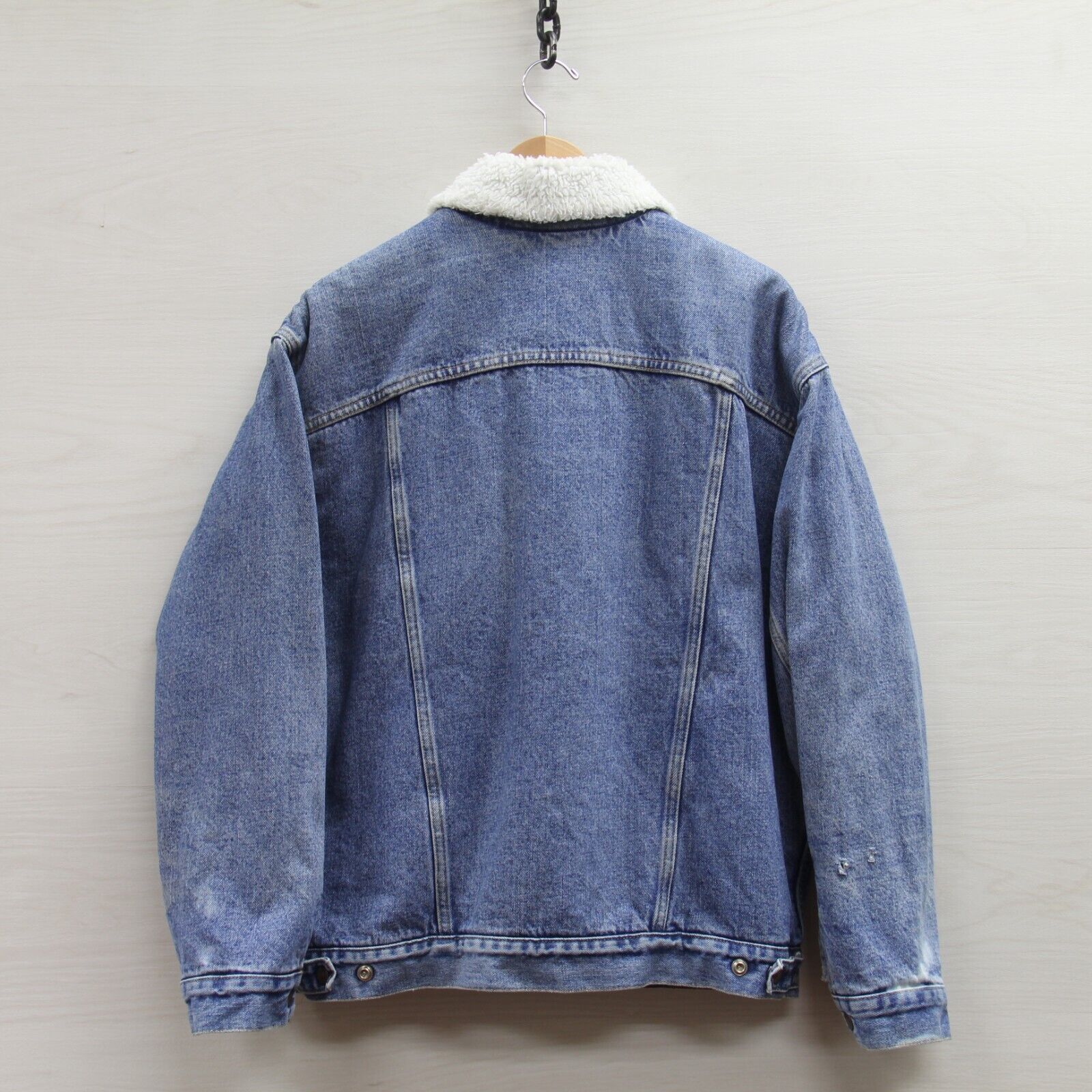 Levi's long sherpa trucker jacket on sale