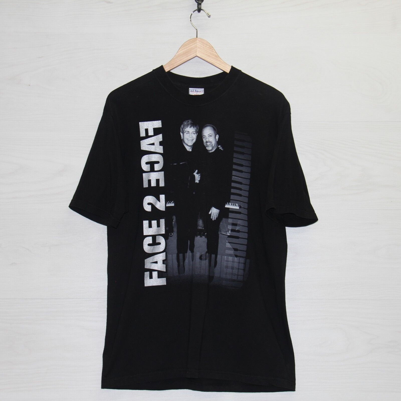 ビリージョエルBILLY JOEL☆FACE 2 FACE TOUR Ｔシャツ - Tシャツ