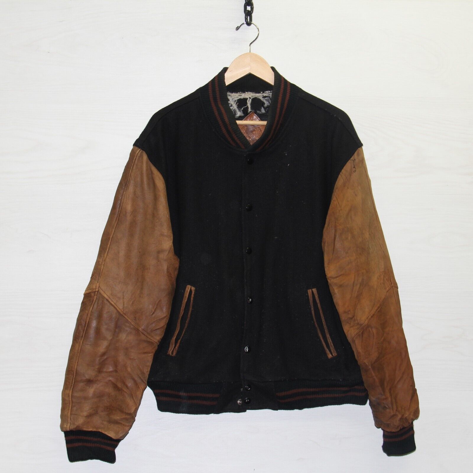 Made to Order Wool & Leather Thorpe Varsity Jacket DEPOSIT