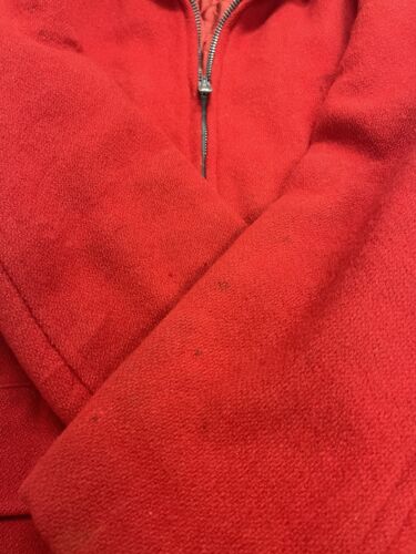 Vintage Sheraton Sportswear Red Wool Hunting Jacket Size 40 Made USA