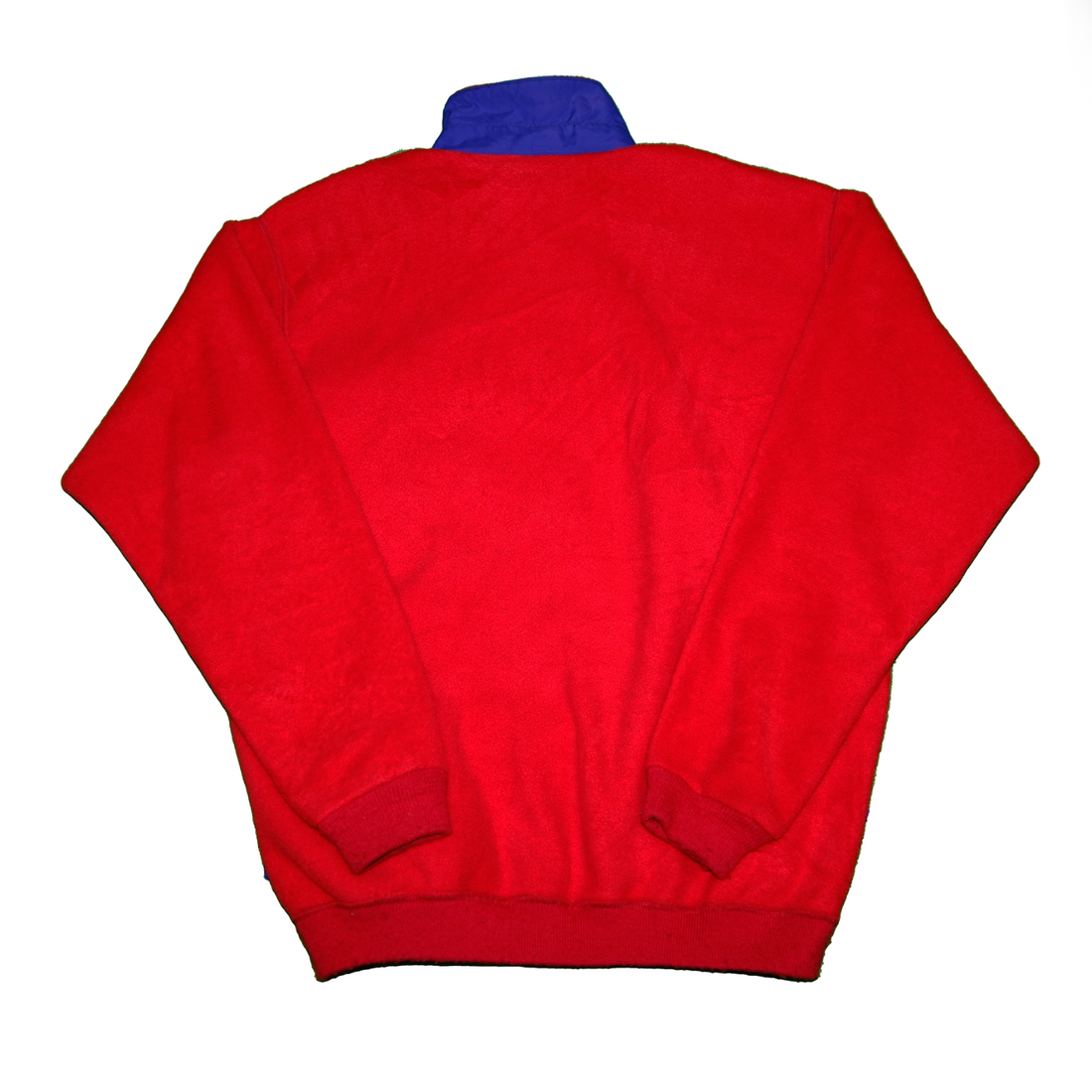 Vintage Patagonia Pullover Fleece Jacket Size Large Red Made USA