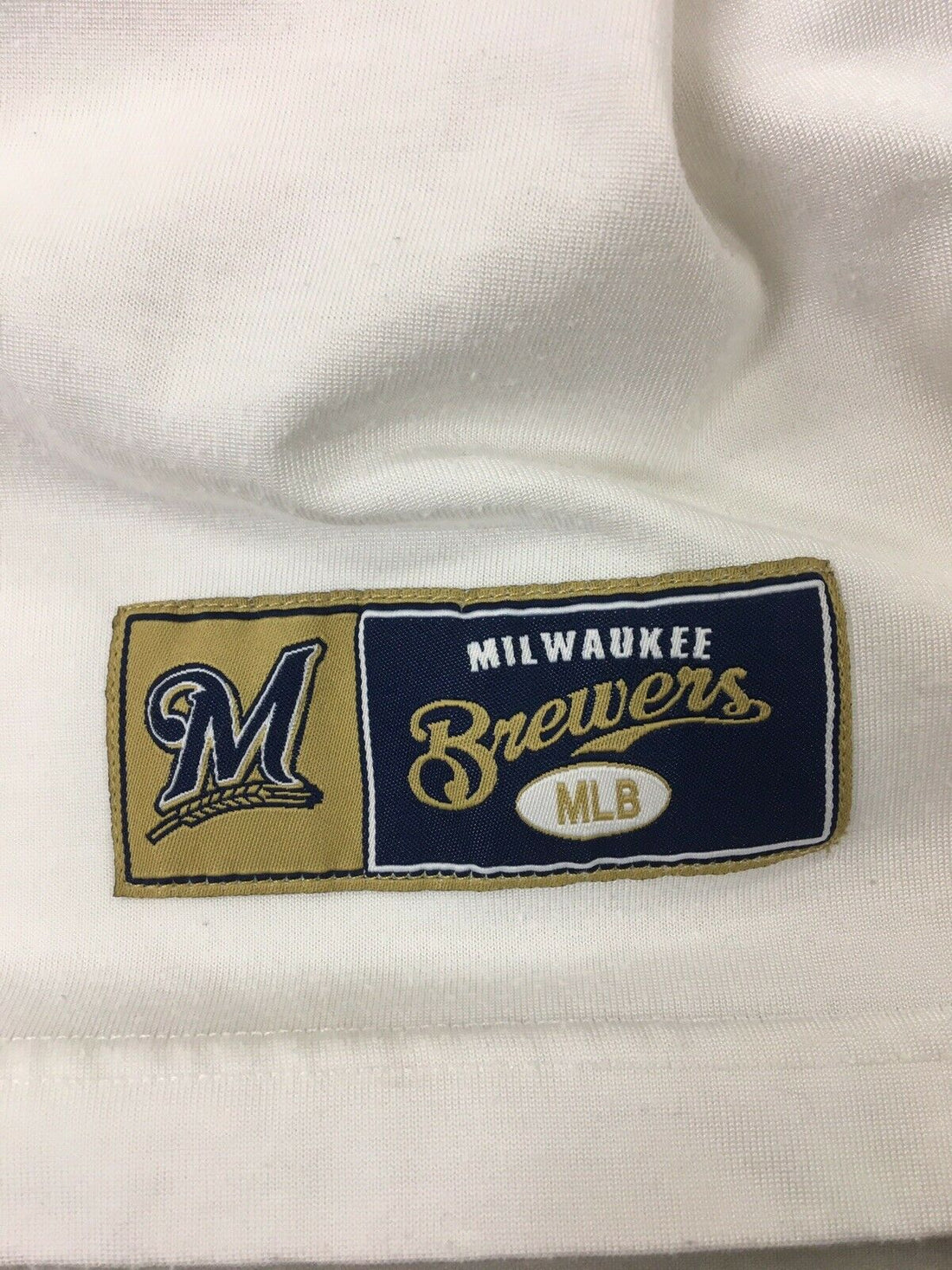 Vintage Milwaukee Brewers Lee Pullover Warm Up Jersey Large MLB Sewn Stitched