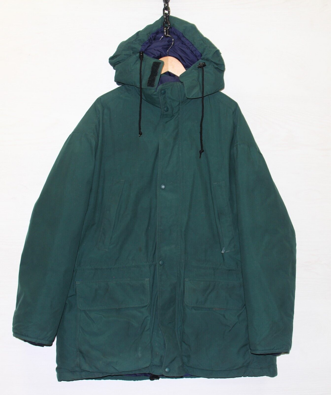 Vintage Eddie Bauer Gore-Tex Ridge Line Puffer Jacket XL Green