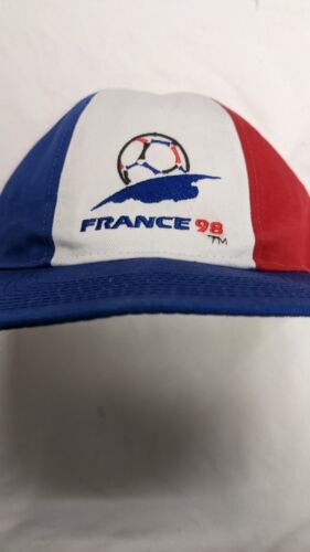 Vintage France World Cup Snapback Hat Cap OSFA 1998 90s FIFA Embroidered  Soccer