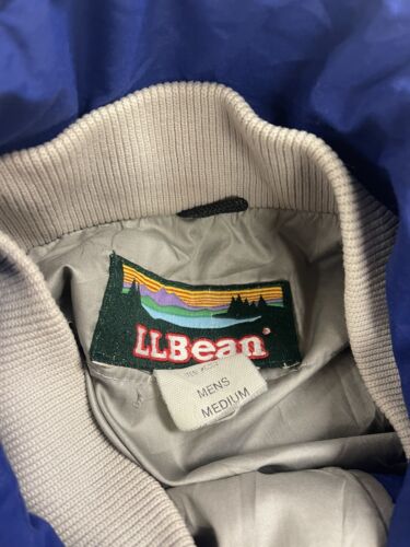 Vintage LL Bean Parka Jacket Size Medium Insulated Teal