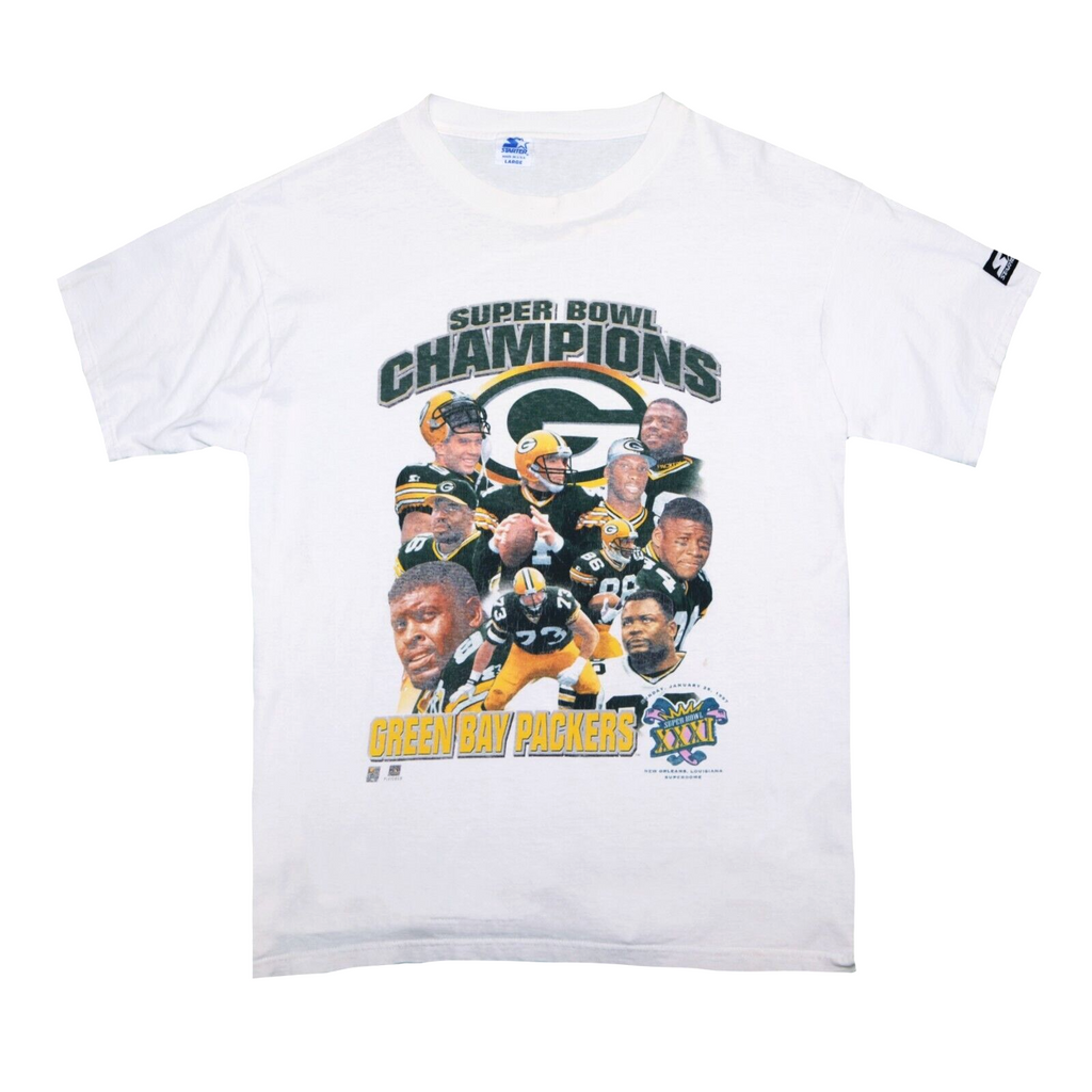 Green Bay Packers Super Bowl XXXI Champions T-shirt - Your Nostalgic  Fashion Destination