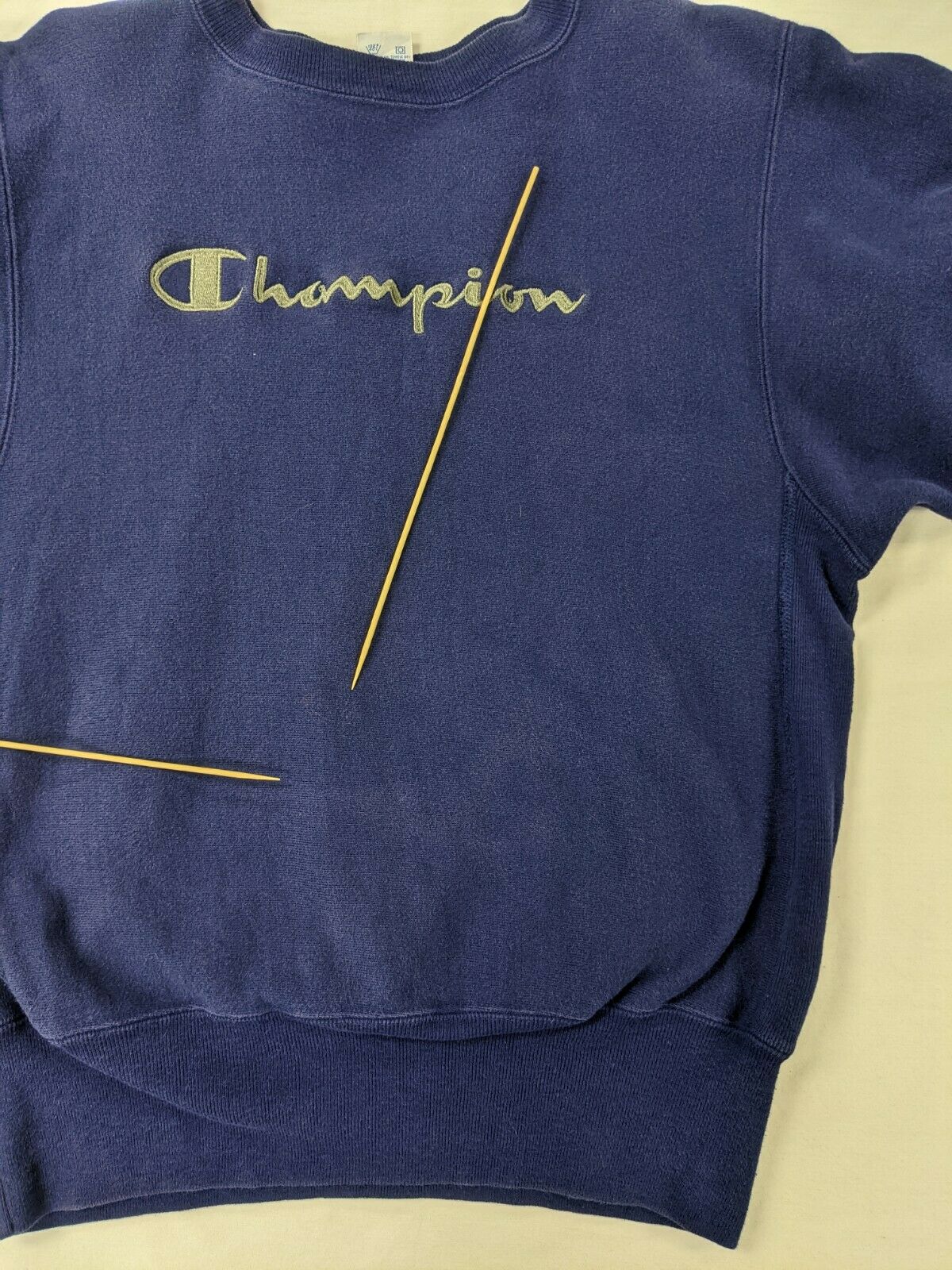 Champion Reverse Weave Sweatshirt Crewneck Medium 90s Embroidered