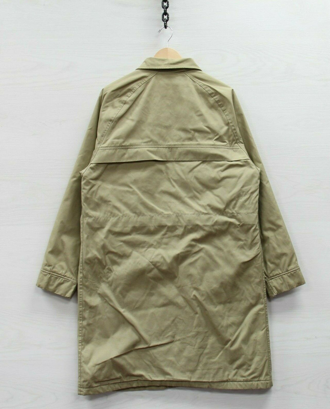 Vintage Woolrich Field Parka Coat Jacket Size XL Beige Wool Plaid Lined