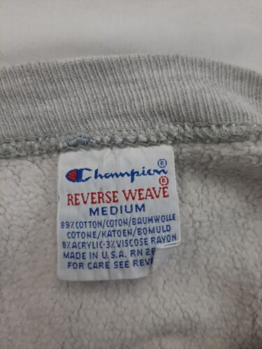 Vintage MIT Champion Reverse Weave Sweatshirt Crewneck Size Medium