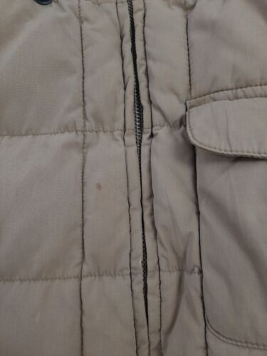 Vintage Polo Ralph Lauren Quilted Hunting Puffer Vest Jacket Size XL Tan