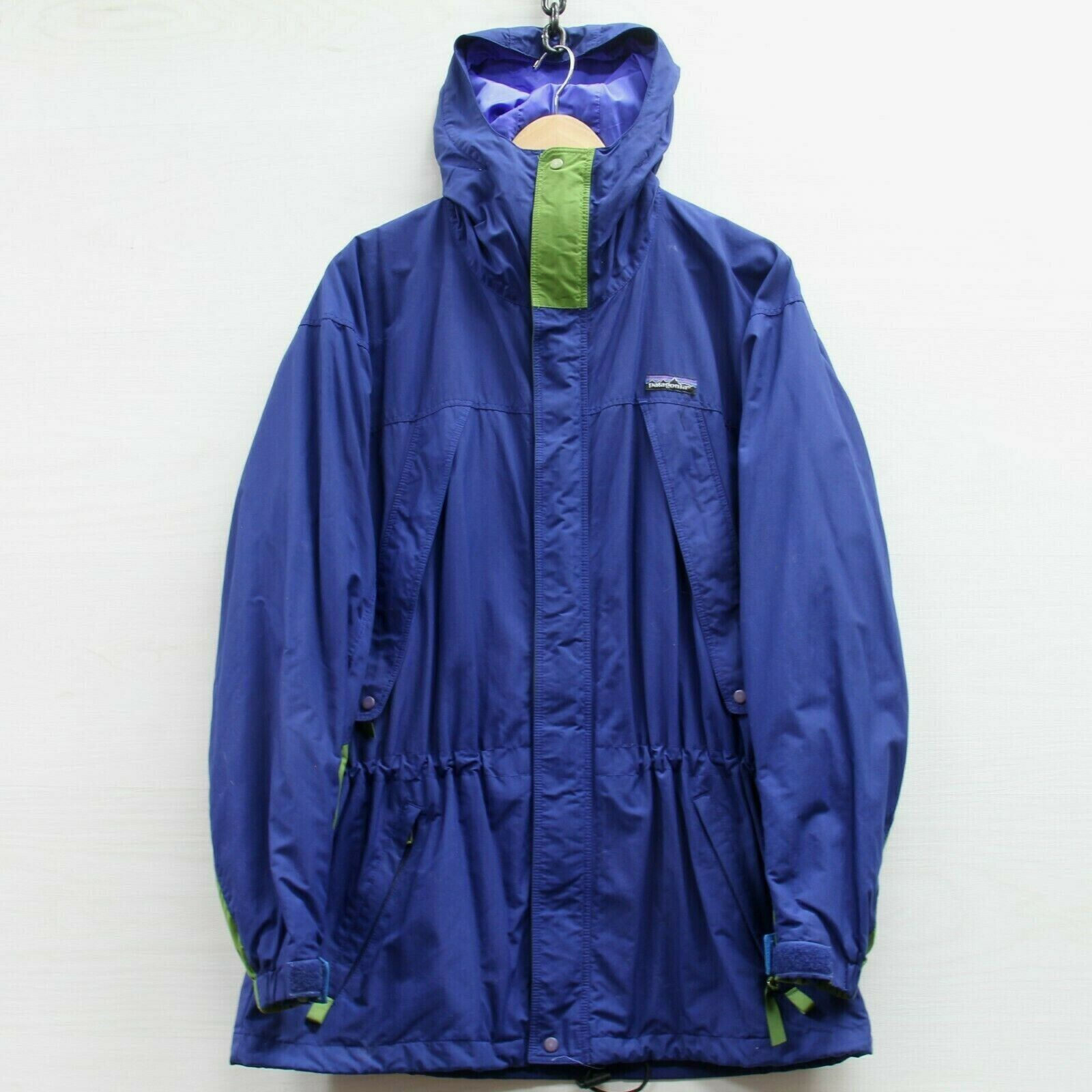 Vintage Patagonia Light Ski Jacket Size Medium Blue Cinched