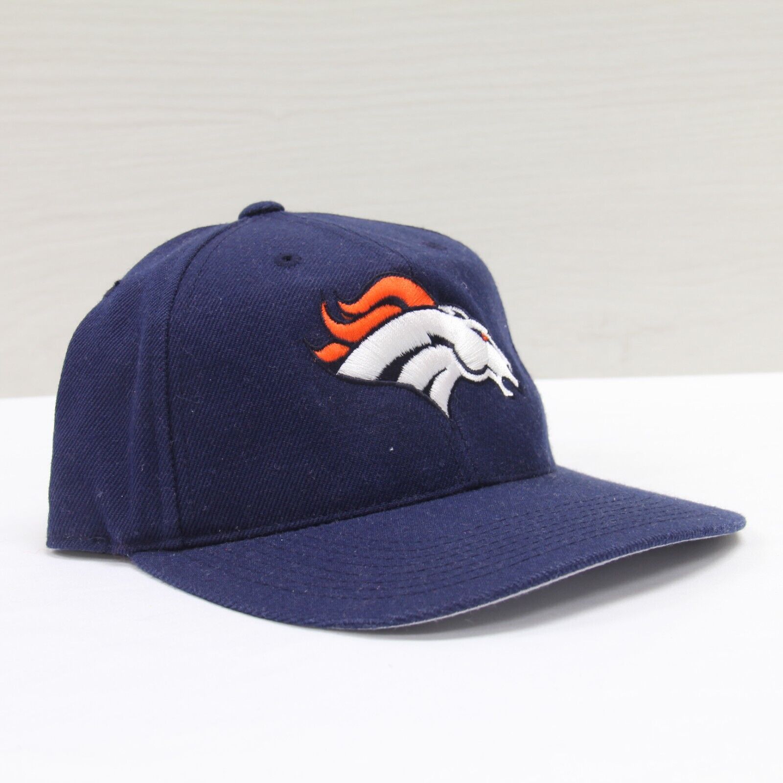 Vintage Denver Broncos Sports Specialties Wool Fitted Hat Cap 7 1