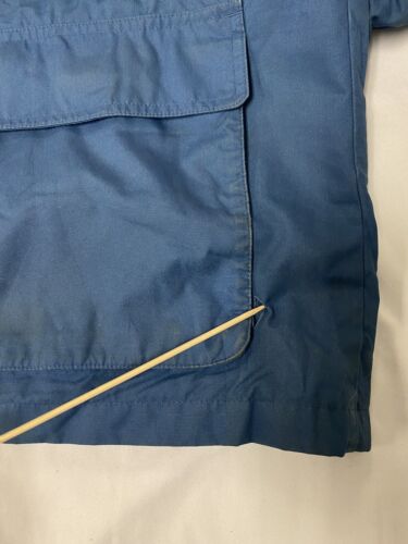 Vintage Eddie Bauer Field Coat Jacket Size XL Blue