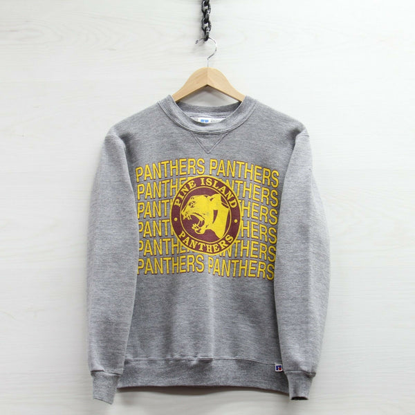 Vintage Pine Island Panthers Russell Sweatshirt Crewneck Size