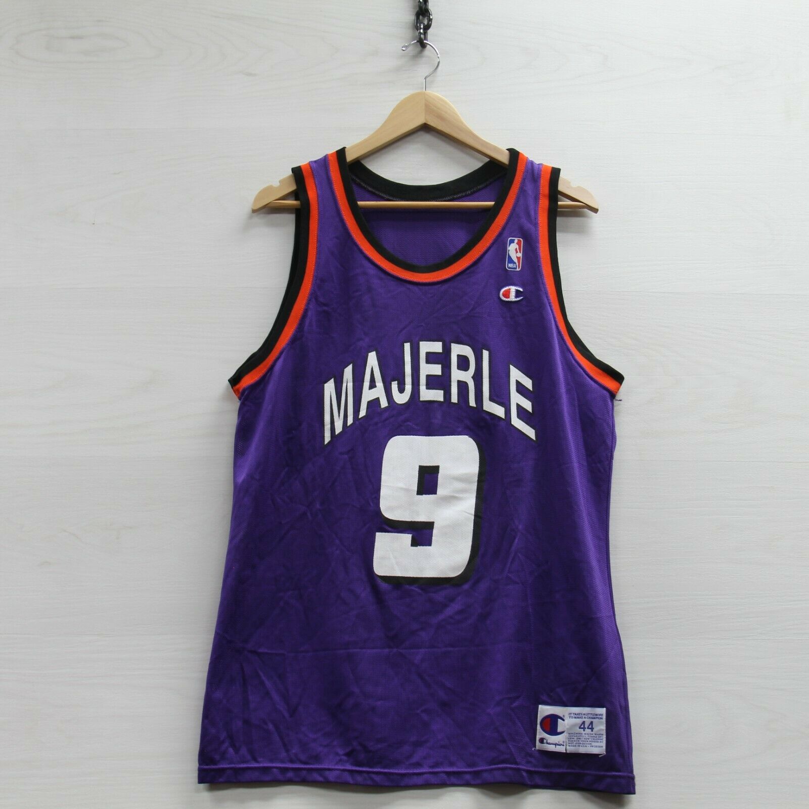 Vintage Phoenix Suns Dan Majerle Champion Jersey Size 44 Large 90s