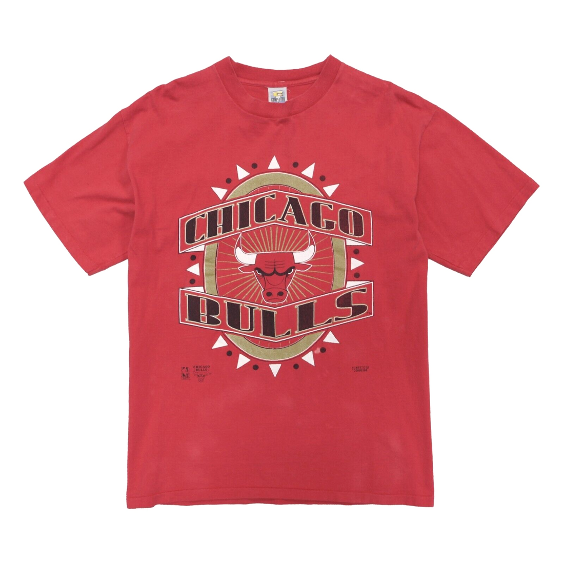 Vintage 1990s Chicago Bulls Real Men Wear Red T-shirt / Single 