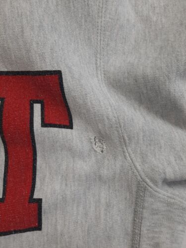 Vintage MIT Champion Reverse Weave Sweatshirt Crewneck Size Medium 90s NCAA
