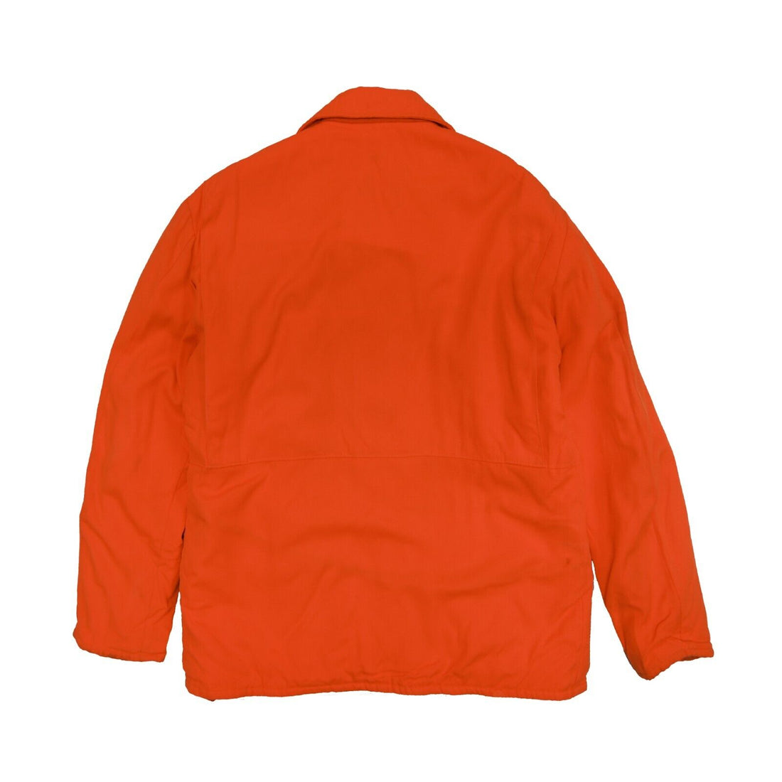 Vintage Sears Outdoorsman Coat Jacket Size XL Orange High Vis Clix Zip