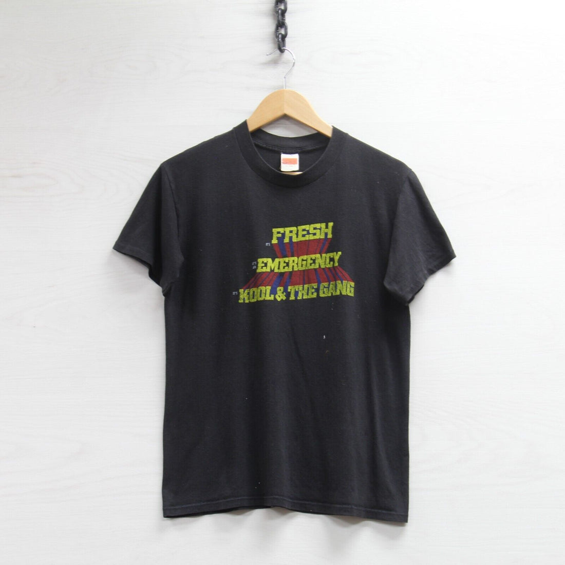 Vintage Fresh Emergency Kool & The Gang T-Shirt Large 80s Rock Band Made USA