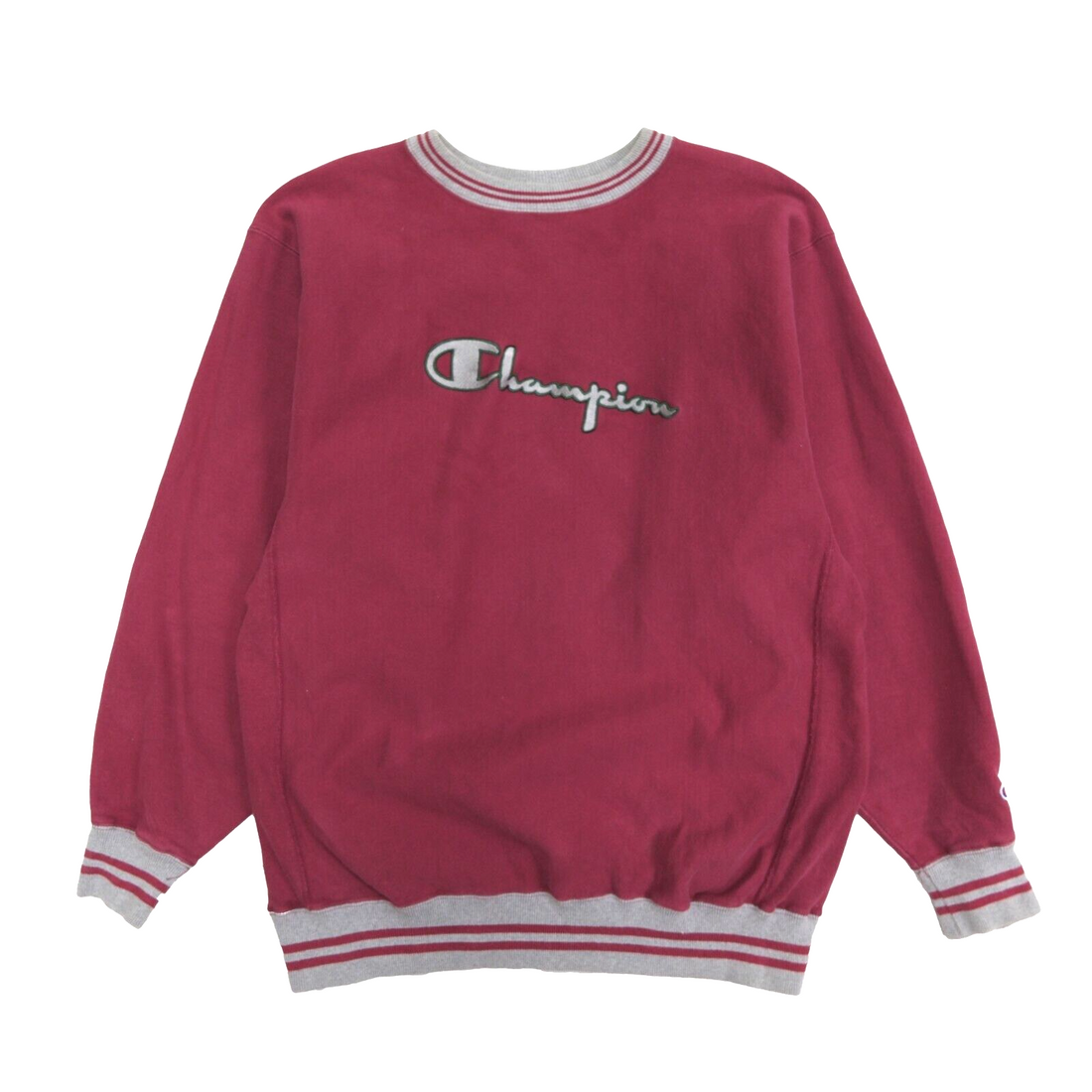 Vintage Champion Reverse Weave Sweatshirt Crewneck Size 2XL Red Spell Out 90s