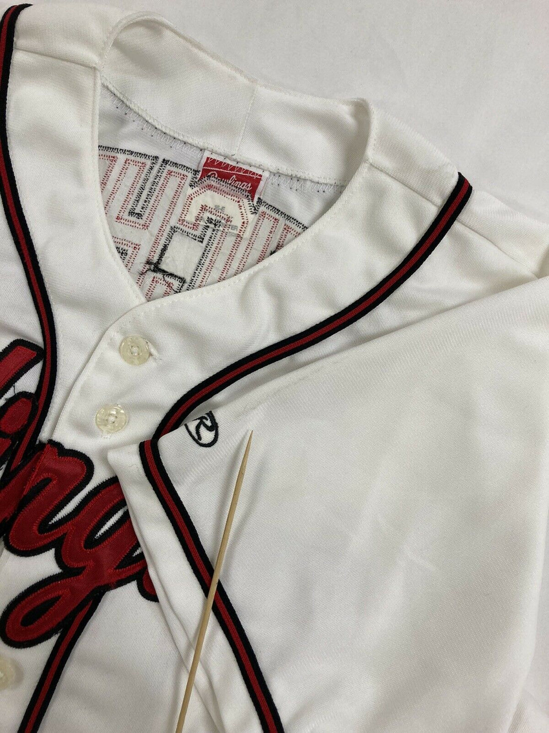 Reichel #17 Arlington Rawlings Baseball Jersey Size Large White Stitched Sewn
