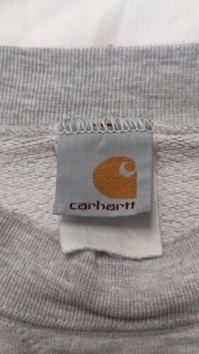 Vintage Carhartt Sweatshirt Crewneck Size 2XL Gray Embroidered Logo