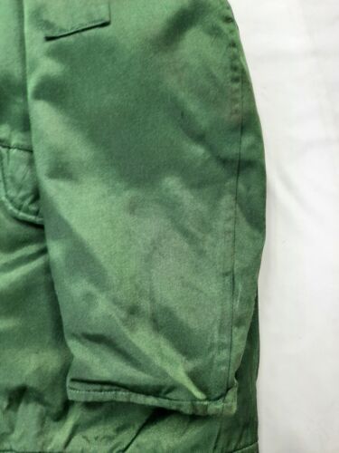 Vintage Spiewak Parka Coat Jacket Size 44 Green Made USA Ideal Zip
