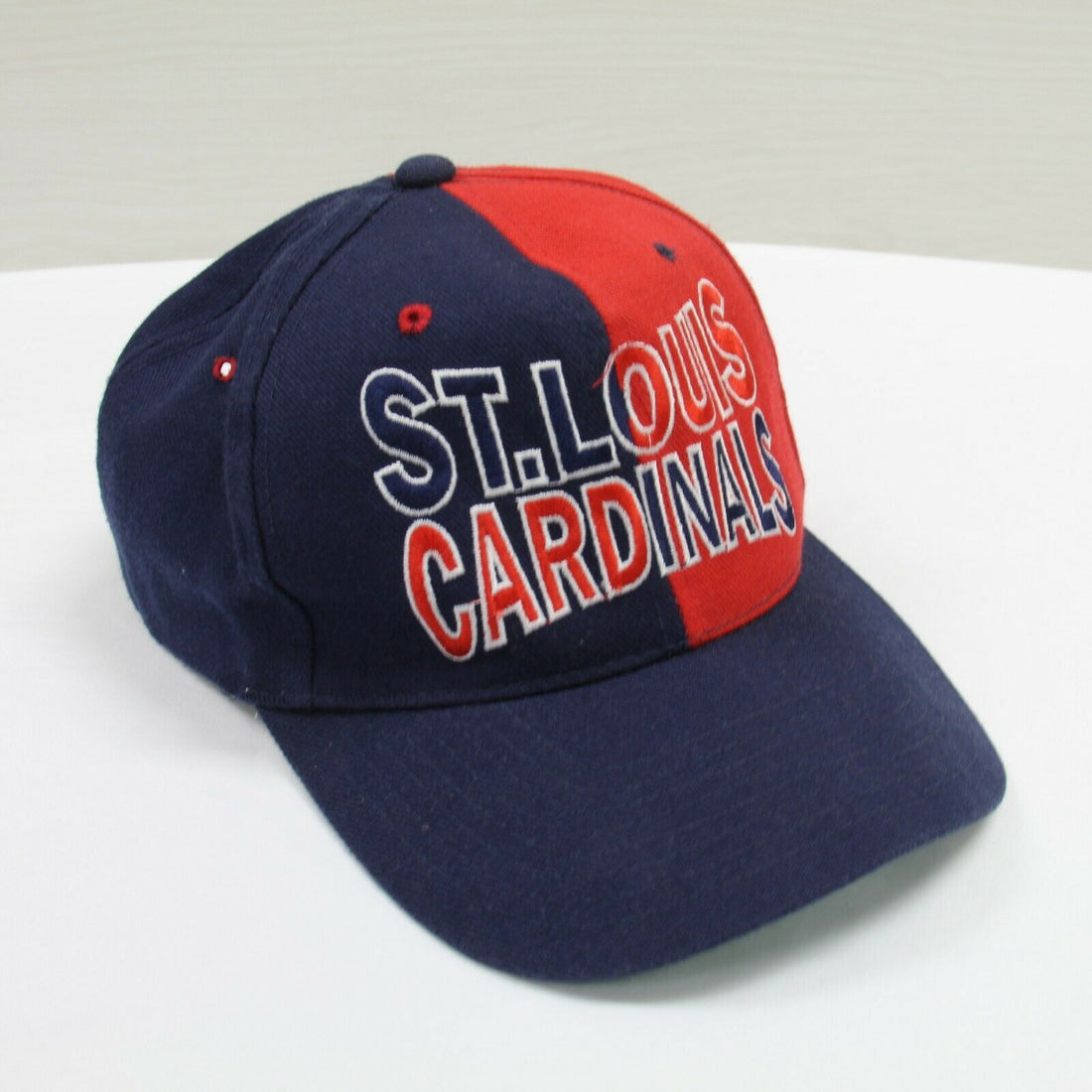 ST. LOUIS CARDINALS VINTAGE 1980'S MLB ANNCO MESH SNAPBACK ADULT HAT M / L