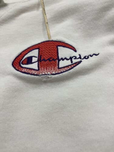 Vintage Champion Sweatshirt Crewneck Size Medium Embroidered Spell Out 90s