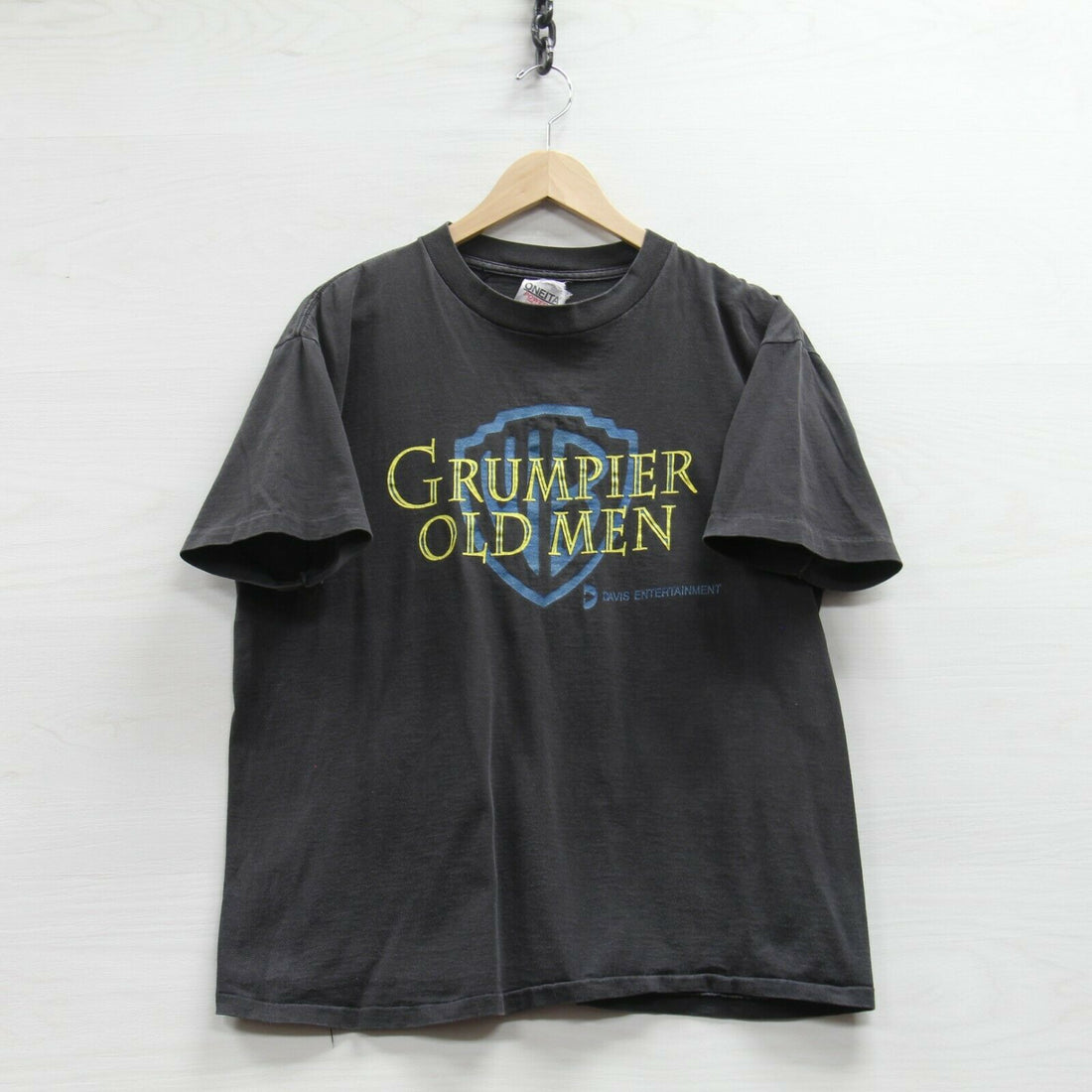 Vintage Grumpier Old Men T-Shirt Size Large 90s Warner Bros Movie Promo