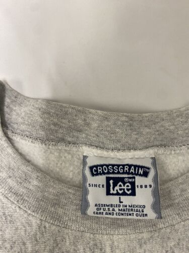 Vintage Keene State Owls Sweatshirt Crewneck Size Large Gray NCAA