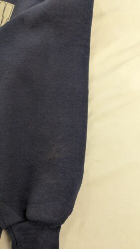 Vintage Georgetown Hoyas Sweatshirt Crewneck Size Large Blue NCAA