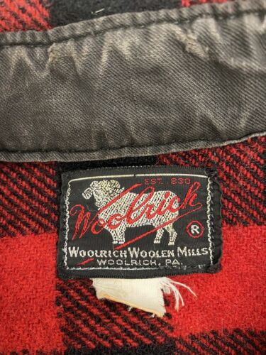 Vintage woolrich best sale buffalo plaid jacket