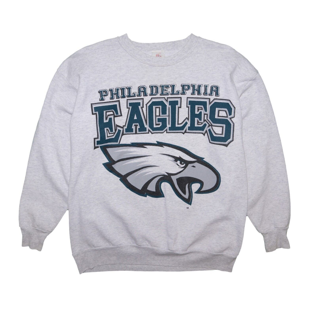 Vintage 80's Philadelphia Eagles White Crewneck Sweatshirt Adult Size  XL