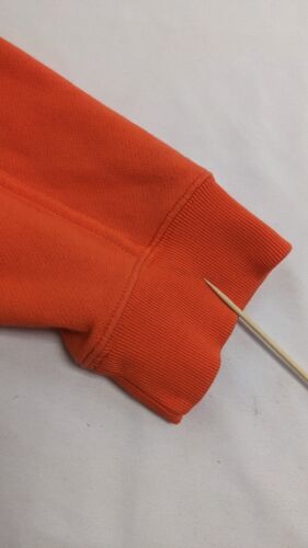 Vintage Polo Ralph Lauren Quarter Zip Sweatshirt Hoodie Size Large Orange 90s