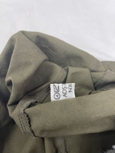 Vintage OZKN Presov Military Parka Coat Jacket Size Large Green Army 100-124