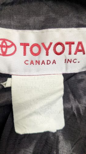 Vintage Toyota RAV4 Leather Wool Varsity Jacket Size XL Made Canada