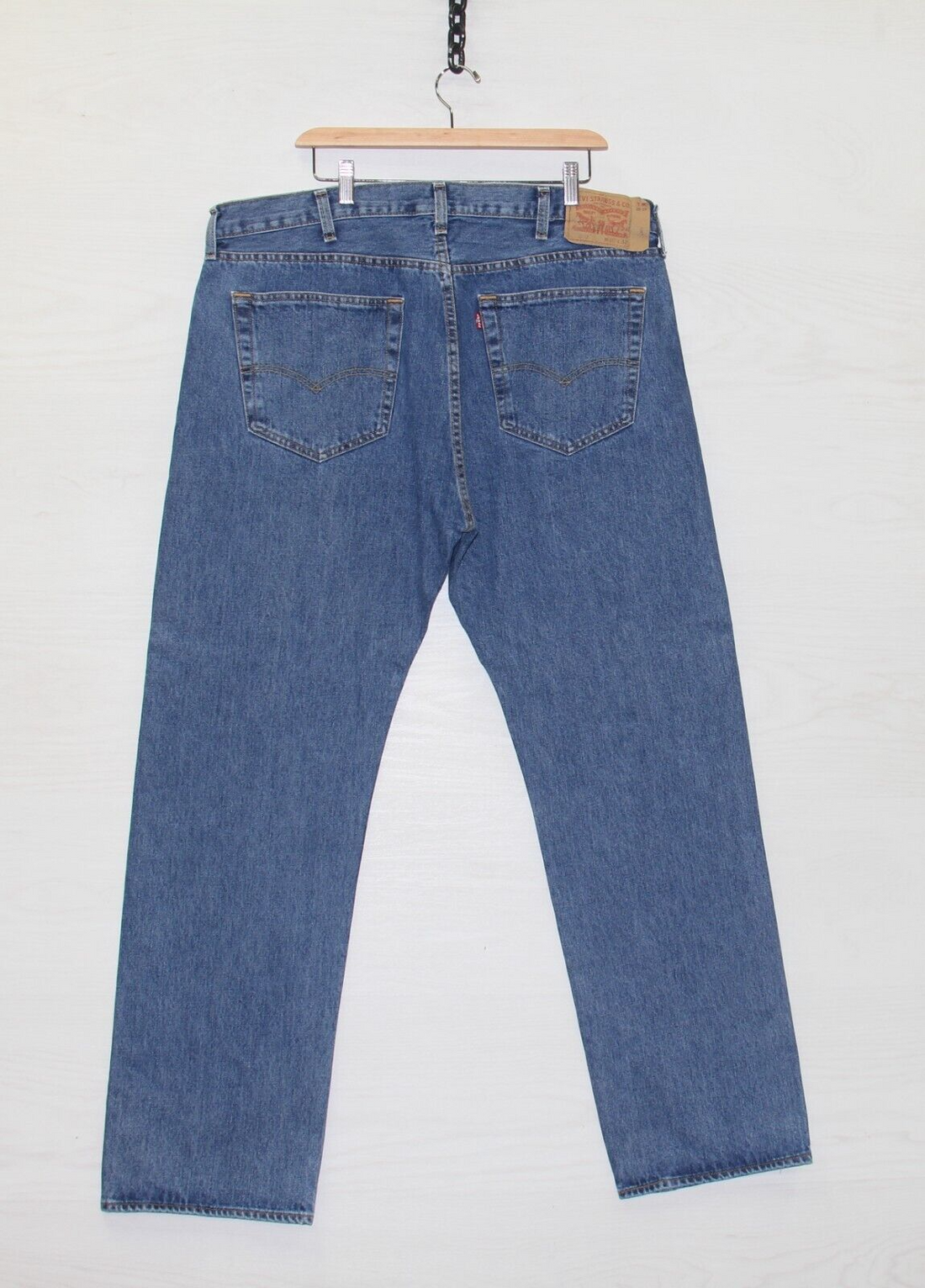 Vintage Levi Strauss & Co 501 Denim Jeans Size 40 X 32 Blue 00501-0193
