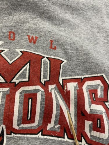 2003 Tampa Bay Buccaneers Super Bowl XXXVII NFC Champions Grey T