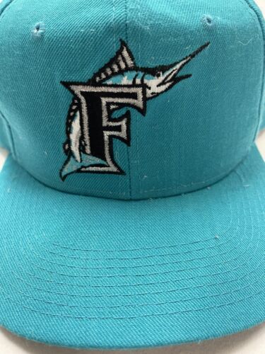 Vintage Florida Marlins Sports Specialties Youngan Snapback Hat Plain Logo