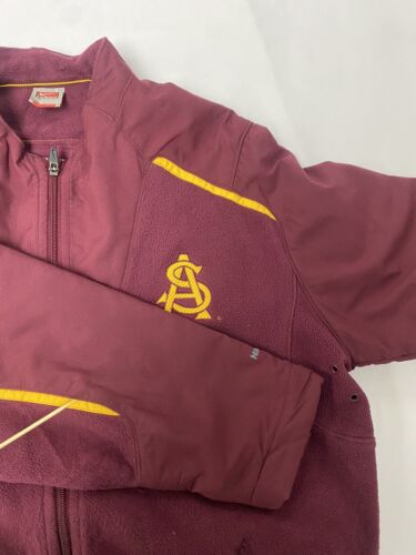 Vintage Arizona State Sun Devils Nike Fleece Jacket Size Large NCAA
